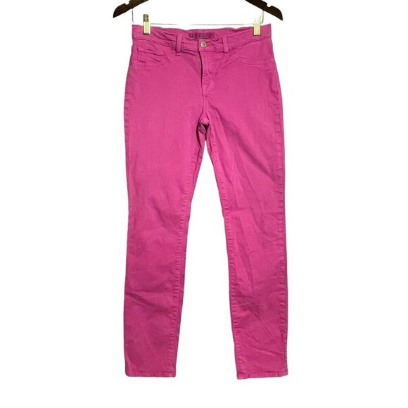 J Brand Skinny Slim Jeans Pants Women Size 28 Fuchsia Funky Party Hipster Y2K - Picture 1 of 12